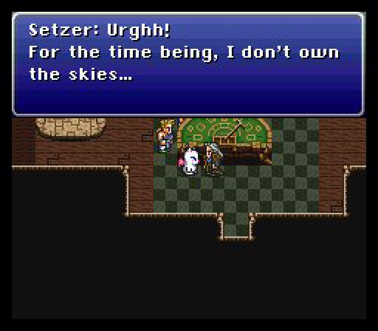 A Dialog Panel from Final Fantasy VI